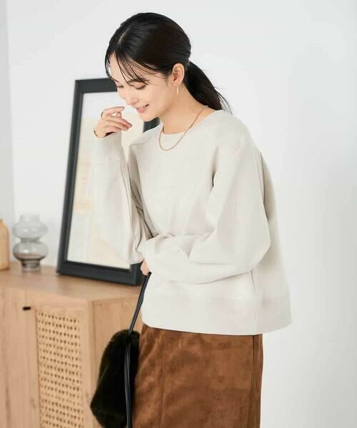 a.v.v / アー・ヴェ・ヴェ スウェット | ラメ裏起毛タックスリーブスウェット | 詳細3