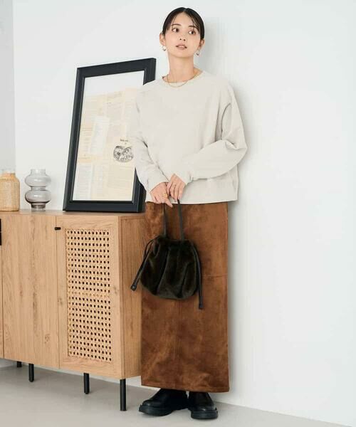 a.v.v / アー・ヴェ・ヴェ スウェット | ラメ裏起毛タックスリーブスウェット | 詳細4