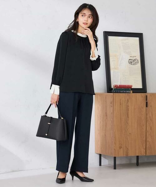 a.v.v / アー・ヴェ・ヴェ チノ・ワークパンツ | ［支持率NO.1/イージーケア/ストレッチ］スッキリ見えストレートパンツ | 詳細25