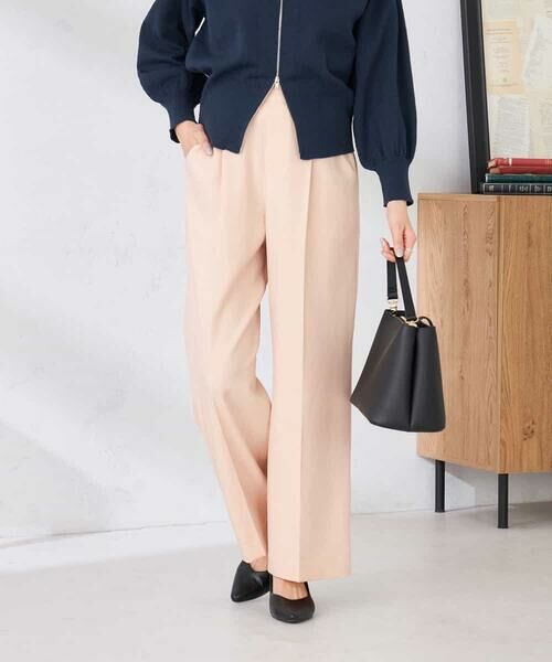 a.v.v / アー・ヴェ・ヴェ その他パンツ | ［支持率NO.1/イージーケア/ストレッチ］スッキリ見えワイドパンツ | 詳細1