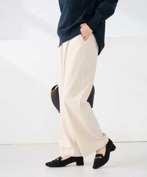 a.v.v / アー・ヴェ・ヴェ その他パンツ | ［支持率NO.1/イージーケア/ストレッチ］スッキリ見えワイドパンツ | 詳細17