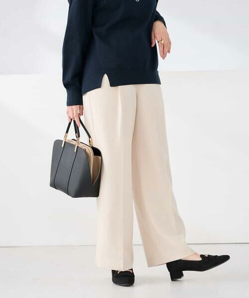 a.v.v / アー・ヴェ・ヴェ その他パンツ | ［支持率NO.1/イージーケア/ストレッチ］スッキリ見えワイドパンツ | 詳細19