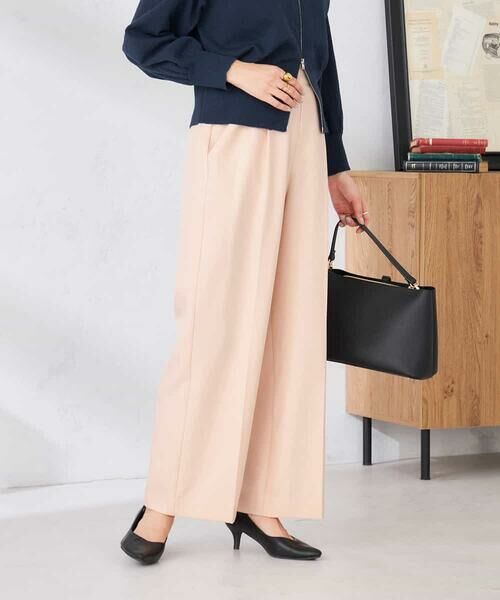 a.v.v / アー・ヴェ・ヴェ その他パンツ | ［支持率NO.1/イージーケア/ストレッチ］スッキリ見えワイドパンツ | 詳細2