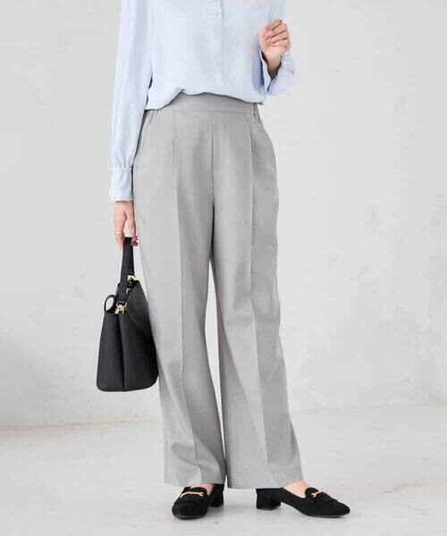 a.v.v / アー・ヴェ・ヴェ その他パンツ | ［支持率NO.1/イージーケア/ストレッチ］スッキリ見えワイドパンツ | 詳細23