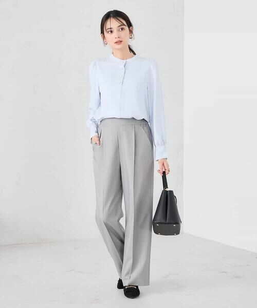 a.v.v / アー・ヴェ・ヴェ その他パンツ | ［支持率NO.1/イージーケア/ストレッチ］スッキリ見えワイドパンツ | 詳細26