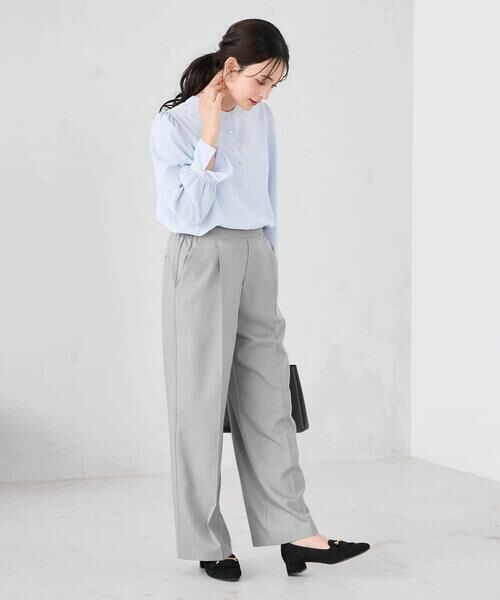 a.v.v / アー・ヴェ・ヴェ その他パンツ | ［支持率NO.1/イージーケア/ストレッチ］スッキリ見えワイドパンツ | 詳細28
