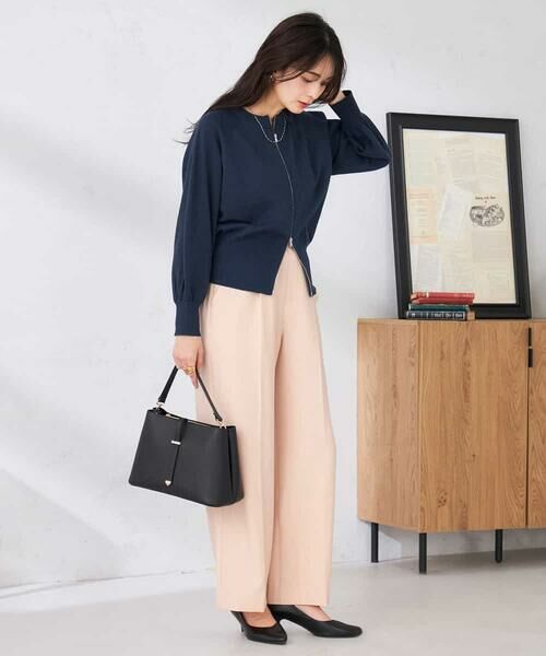 a.v.v / アー・ヴェ・ヴェ その他パンツ | ［支持率NO.1/イージーケア/ストレッチ］スッキリ見えワイドパンツ | 詳細5