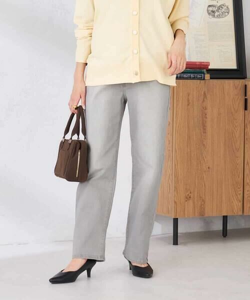 a.v.v / アー・ヴェ・ヴェ チノ・ワークパンツ | ストレートデニムパンツ(ライトグレー)