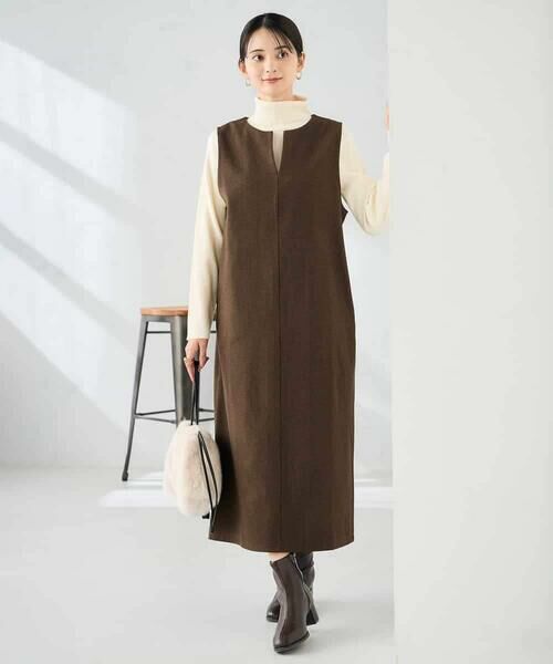 a.v.v / アー・ヴェ・ヴェ ロング・マキシ丈スカート | 千鳥ジャガードジャンスカ | 詳細16