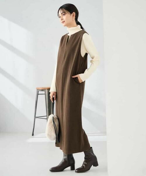 a.v.v / アー・ヴェ・ヴェ ロング・マキシ丈スカート | 千鳥ジャガードジャンスカ | 詳細20