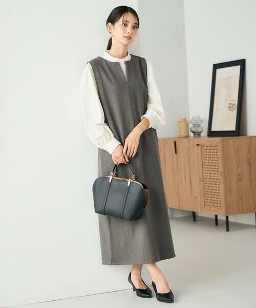 a.v.v / アー・ヴェ・ヴェ ロング・マキシ丈スカート | 千鳥ジャガードジャンスカ | 詳細5