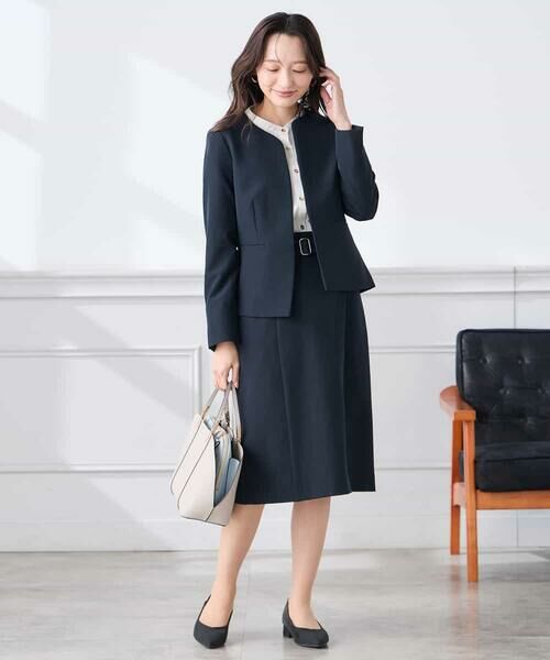 a.v.v / アー・ヴェ・ヴェ シャツ・ブラウス | 【低身長サイズ】【洗える】サテンギャザーブラウス | 詳細16