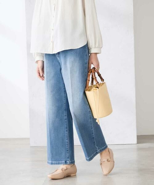 a.v.v / アー・ヴェ・ヴェ その他パンツ | 【低身長サイズ】ワイドデニムパンツ | 詳細1