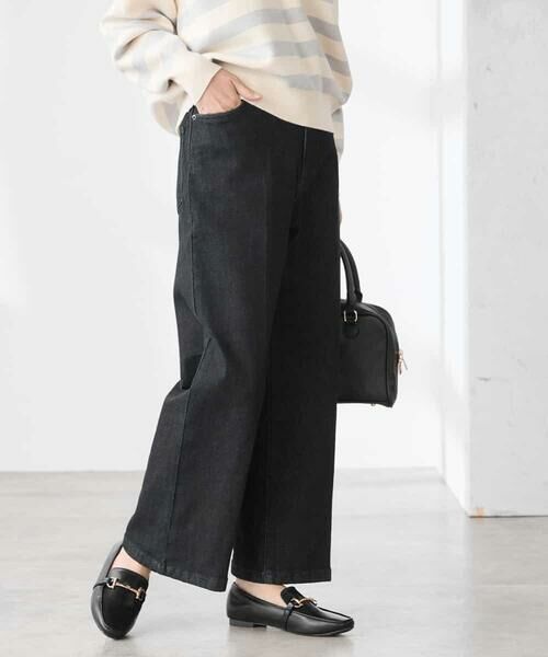 a.v.v / アー・ヴェ・ヴェ その他パンツ | 【低身長サイズ】ワイドデニムパンツ | 詳細5