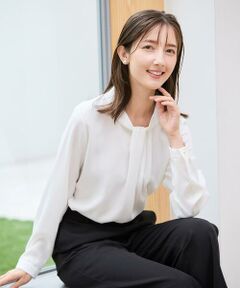 a.v.v / アー・ヴェ・ヴェ シャツ・ブラウス | 【洗える】ボウタイ風ブラウス