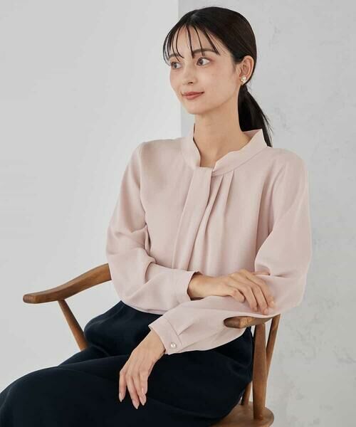 a.v.v / アー・ヴェ・ヴェ シャツ・ブラウス | 【洗える】ボウタイ風ブラウス | 詳細11