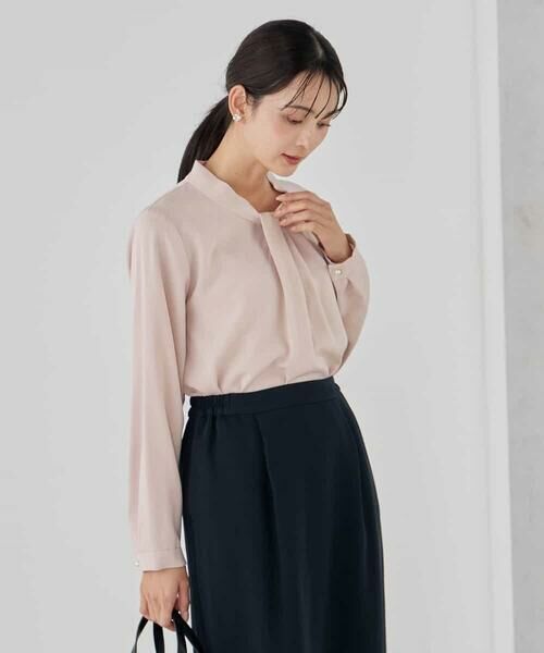 a.v.v / アー・ヴェ・ヴェ シャツ・ブラウス | 【洗える】ボウタイ風ブラウス | 詳細2