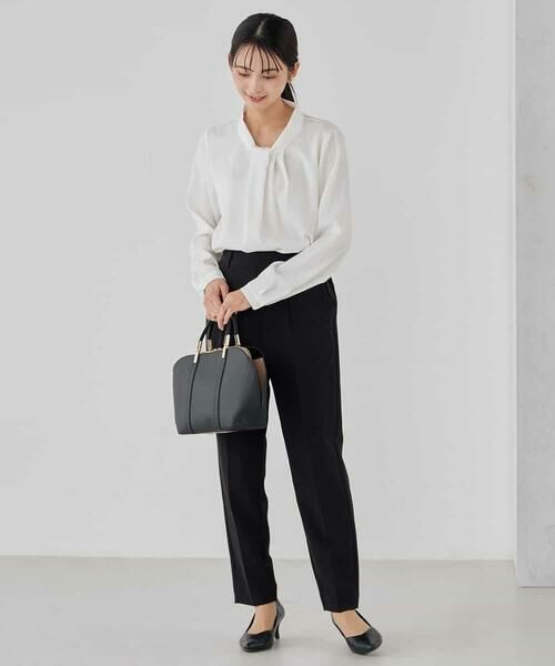 a.v.v / アー・ヴェ・ヴェ シャツ・ブラウス | 【洗える】ボウタイ風ブラウス | 詳細25