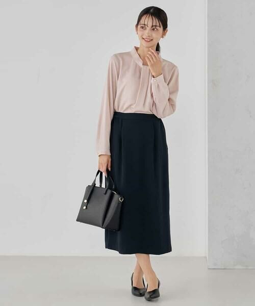 a.v.v / アー・ヴェ・ヴェ シャツ・ブラウス | 【洗える】ボウタイ風ブラウス | 詳細5