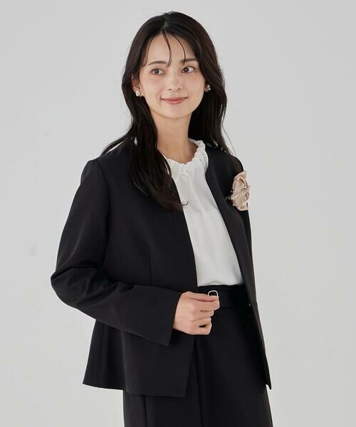 a.v.v / アー・ヴェ・ヴェ シャツ・ブラウス | 【洗える】タックネックブラウス | 詳細20