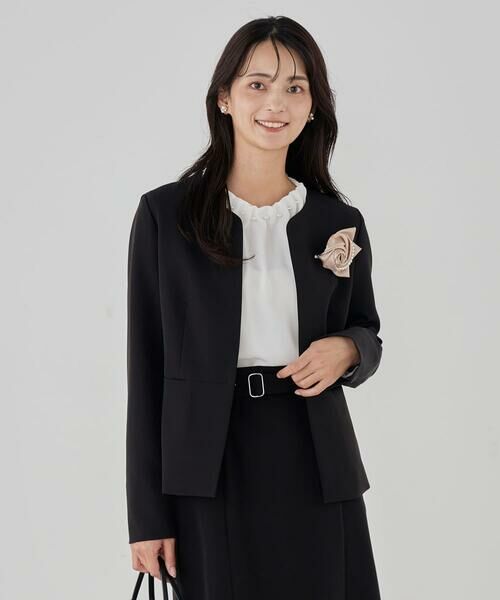 a.v.v / アー・ヴェ・ヴェ シャツ・ブラウス | 【洗える】タックネックブラウス | 詳細21