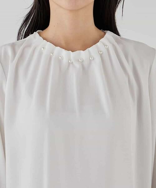 a.v.v / アー・ヴェ・ヴェ シャツ・ブラウス | 【洗える】タックネックブラウス | 詳細27