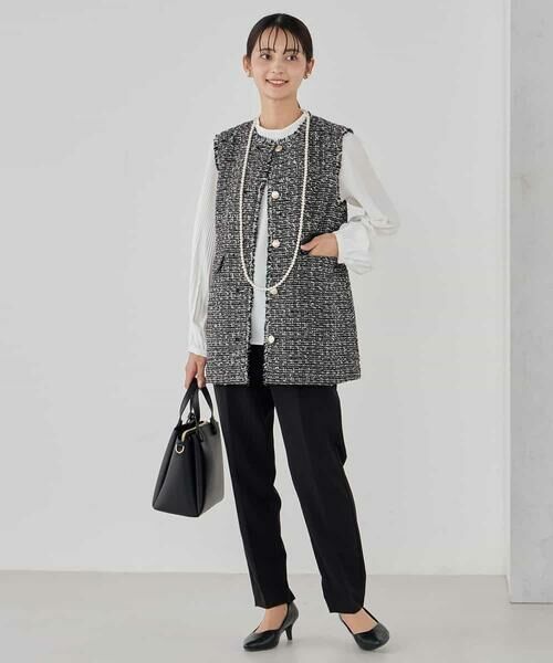 a.v.v / アー・ヴェ・ヴェ シャツ・ブラウス | 【洗える】2WAY袖プリーツボウタイブラウス | 詳細18