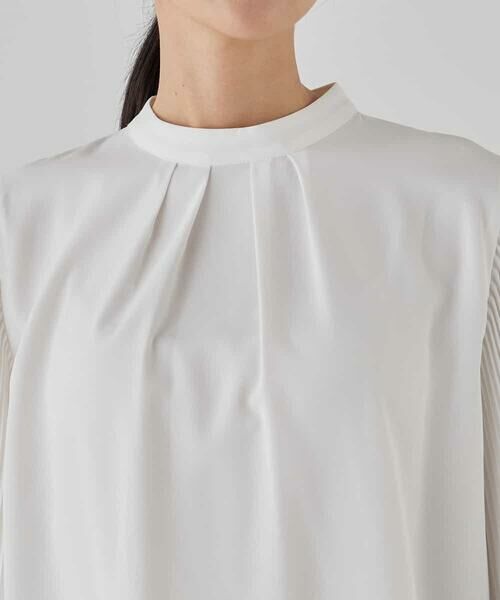 a.v.v / アー・ヴェ・ヴェ シャツ・ブラウス | 【洗える】2WAY袖プリーツボウタイブラウス | 詳細23