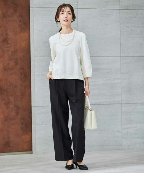 a.v.v / アー・ヴェ・ヴェ シャツ・ブラウス | ジャガードコクーンブラウス | 詳細9