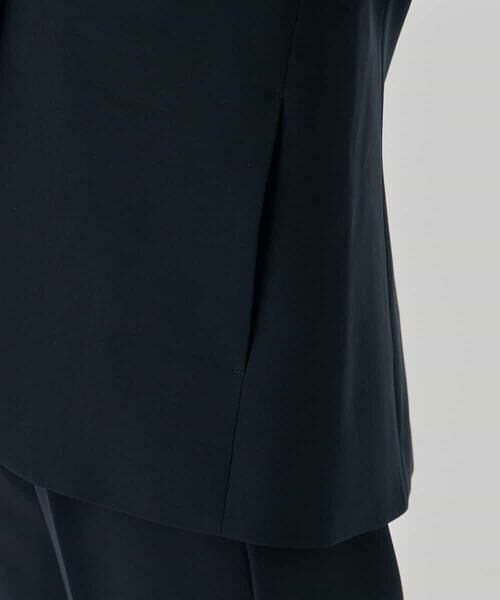 a.v.v / アー・ヴェ・ヴェ ノーカラージャケット | 【洗える/ストレッチ/セットアップ対応】ダブルクロスVネックノーカラージャケット | 詳細23