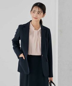 a.v.v / アー・ヴェ・ヴェ テーラードジャケット | 【洗える/ストレッチ/セットアップ対応】ダブルクロステーラードジャケット