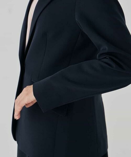 a.v.v / アー・ヴェ・ヴェ テーラードジャケット | 【洗える/ストレッチ/セットアップ対応】ダブルクロステーラードジャケット | 詳細17