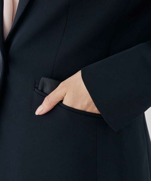 a.v.v / アー・ヴェ・ヴェ テーラードジャケット | 【洗える/ストレッチ/セットアップ対応】ダブルクロステーラードジャケット | 詳細18