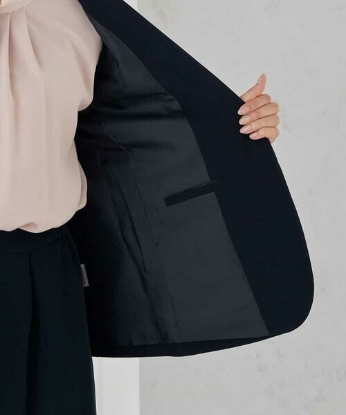 a.v.v / アー・ヴェ・ヴェ テーラードジャケット | 【洗える/ストレッチ/セットアップ対応】ダブルクロステーラードジャケット | 詳細20