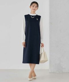 a.v.v / アー・ヴェ・ヴェ ロング・マキシ丈ワンピース | ツイードボウタイワンピース