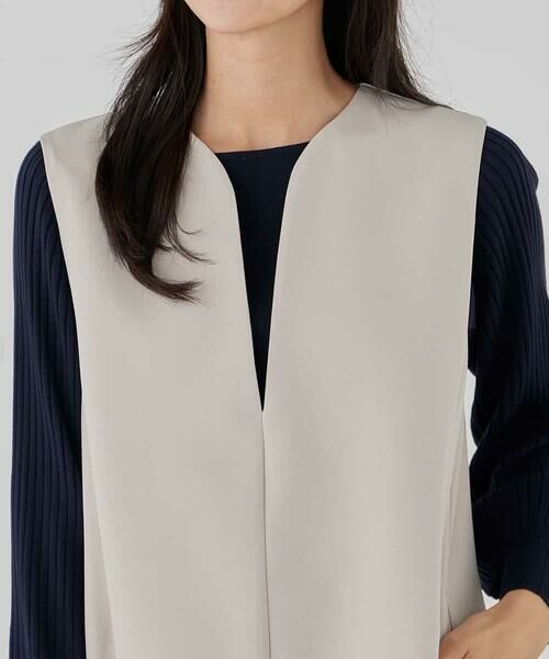 a.v.v / アー・ヴェ・ヴェ ロング・マキシ丈ワンピース | 【洗える/ストレッチ】ダブルクロスジャンパードレス | 詳細22