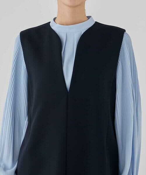 a.v.v / アー・ヴェ・ヴェ ロング・マキシ丈ワンピース | 【洗える/ストレッチ】ダブルクロスジャンパードレス | 詳細29