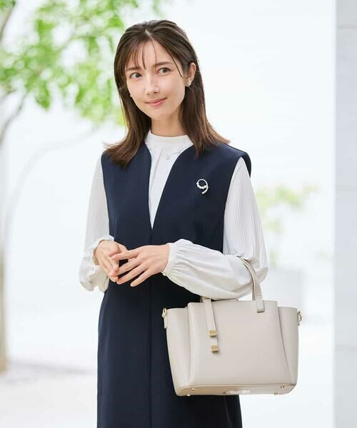 a.v.v / アー・ヴェ・ヴェ ロング・マキシ丈ワンピース | 【洗える/ストレッチ】ダブルクロスジャンパードレス | 詳細4