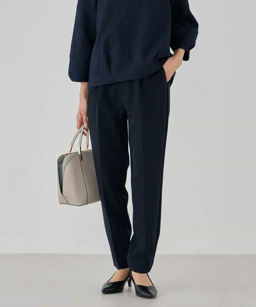 a.v.v / アー・ヴェ・ヴェ チノ・ワークパンツ | 【洗える/ストレッチ/セットアップ対応】ダブルクロステーパードパンツ | 詳細1