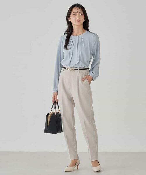 a.v.v / アー・ヴェ・ヴェ チノ・ワークパンツ | 【洗える/ストレッチ/セットアップ対応】ダブルクロステーパードパンツ | 詳細10