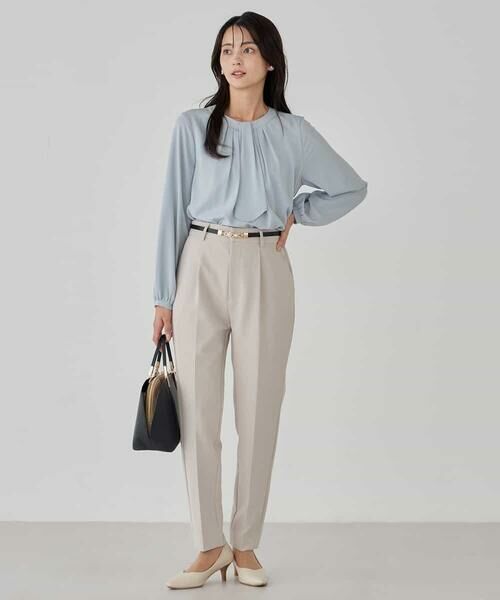 a.v.v / アー・ヴェ・ヴェ チノ・ワークパンツ | 【洗える/ストレッチ/セットアップ対応】ダブルクロステーパードパンツ | 詳細11