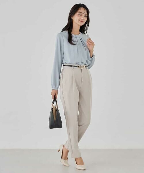 a.v.v / アー・ヴェ・ヴェ チノ・ワークパンツ | 【洗える/ストレッチ/セットアップ対応】ダブルクロステーパードパンツ | 詳細12