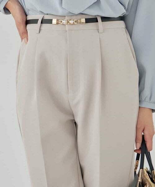 a.v.v / アー・ヴェ・ヴェ チノ・ワークパンツ | 【洗える/ストレッチ/セットアップ対応】ダブルクロステーパードパンツ | 詳細13