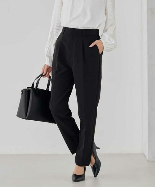 a.v.v / アー・ヴェ・ヴェ チノ・ワークパンツ | 【洗える/ストレッチ/セットアップ対応】ダブルクロステーパードパンツ | 詳細15