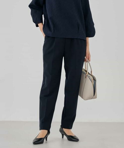 a.v.v / アー・ヴェ・ヴェ チノ・ワークパンツ | 【洗える/ストレッチ/セットアップ対応】ダブルクロステーパードパンツ | 詳細2