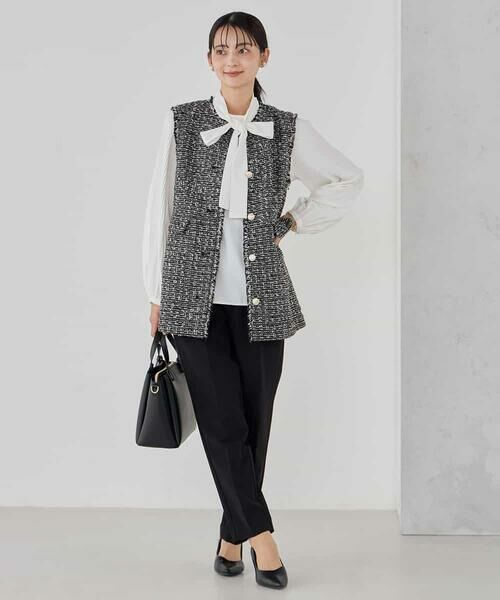 a.v.v / アー・ヴェ・ヴェ チノ・ワークパンツ | 【洗える/ストレッチ/セットアップ対応】ダブルクロステーパードパンツ | 詳細20