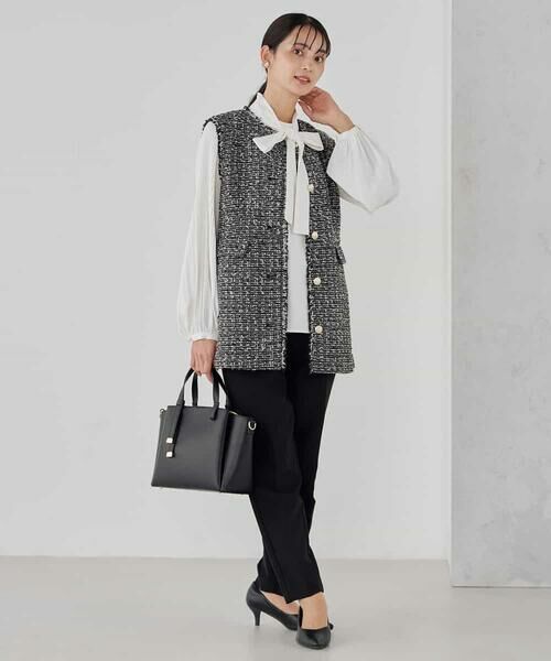 a.v.v / アー・ヴェ・ヴェ チノ・ワークパンツ | 【洗える/ストレッチ/セットアップ対応】ダブルクロステーパードパンツ | 詳細21