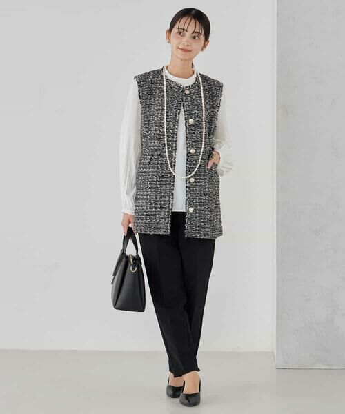 a.v.v / アー・ヴェ・ヴェ チノ・ワークパンツ | 【洗える/ストレッチ/セットアップ対応】ダブルクロステーパードパンツ | 詳細22