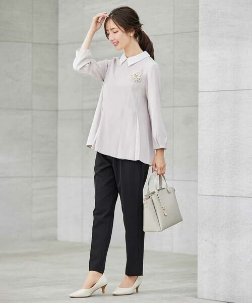 a.v.v / アー・ヴェ・ヴェ チノ・ワークパンツ | 【洗える/ストレッチ/セットアップ対応】ダブルクロステーパードパンツ | 詳細29