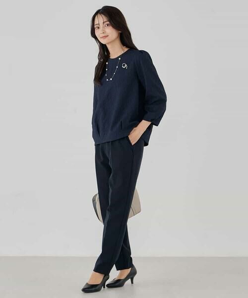 a.v.v / アー・ヴェ・ヴェ チノ・ワークパンツ | 【洗える/ストレッチ/セットアップ対応】ダブルクロステーパードパンツ | 詳細4